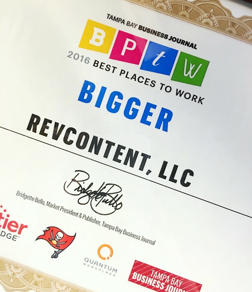 revcontent best places to work